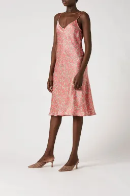 Scanlan Theodore Silk Mini Floral Slip Dress Print Size 8 for rent on The Volte - image 1