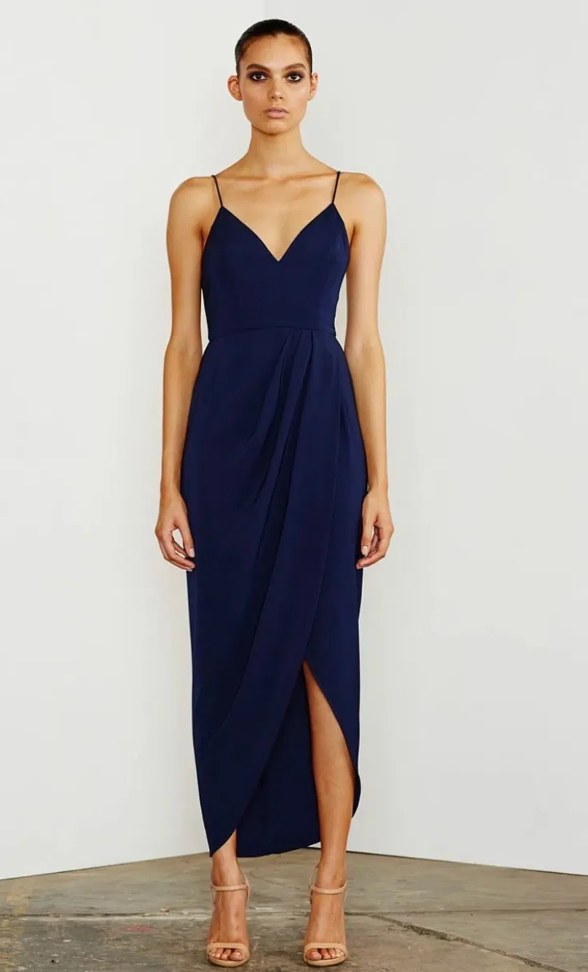 Shona Joy Core Cocktail Dress Navy Size 8 - Image 1