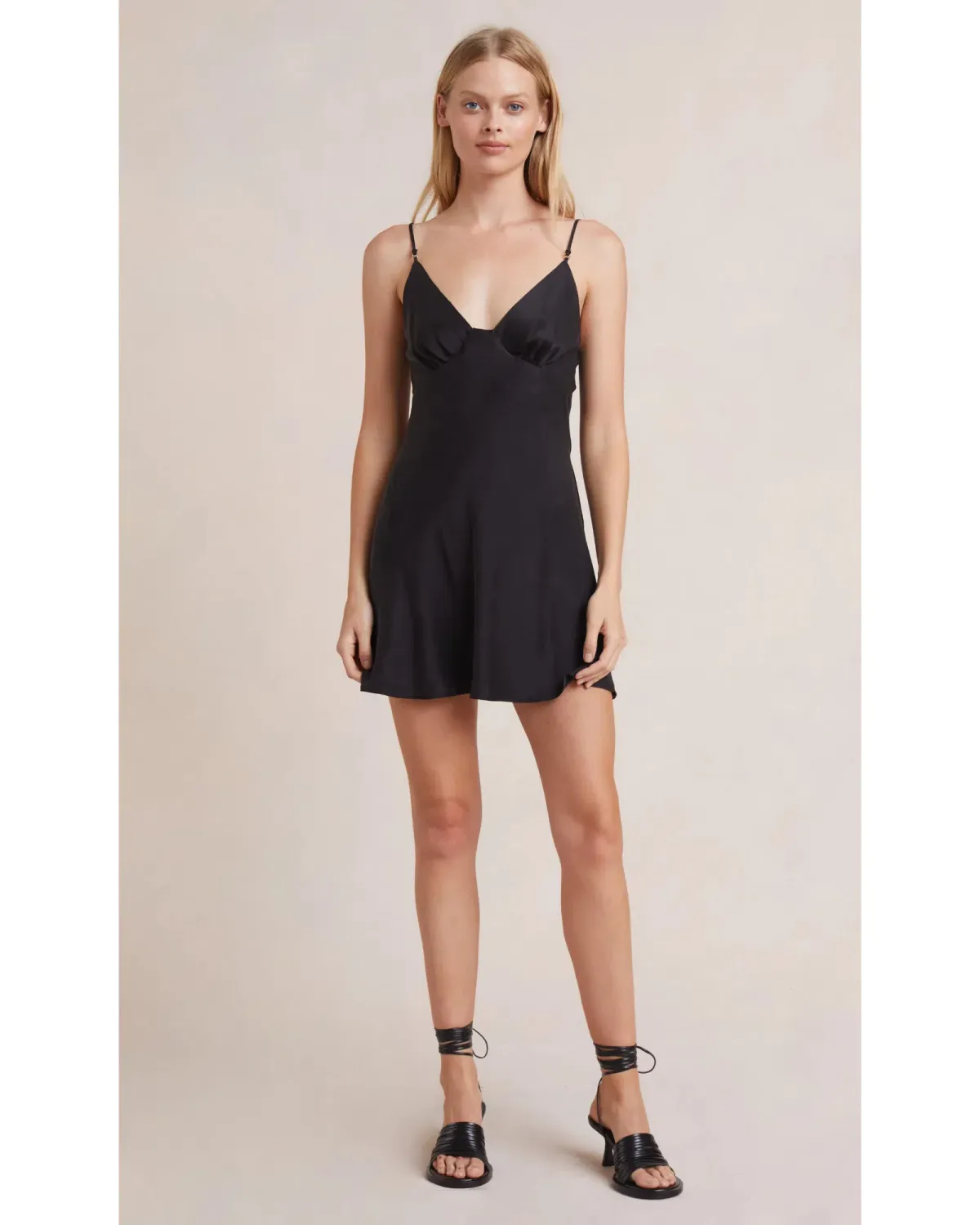 Bec & Bridge Casablanca V Mini Dress Black Size AU 10 - Image 1