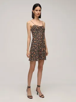 Bec and Bridge Janice Silk Mini Dress Print Size 8 for rent on The Volte - image 1