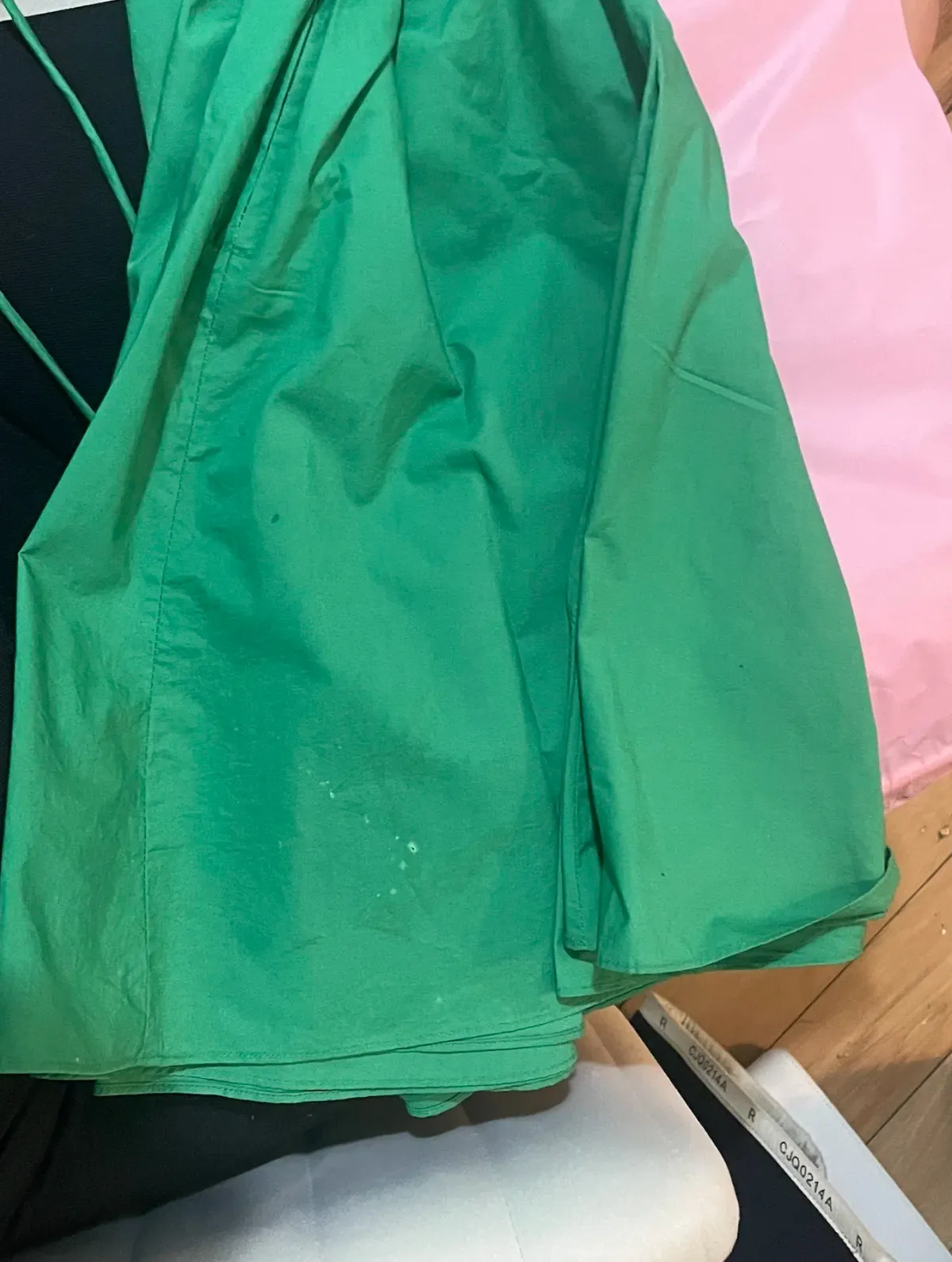 Scanlan Theodore Parachute Mini Strappy Dress Green Size 10 - Image 5