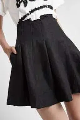 Aje Byblos Mini Skirt Black Size 8 for rent on The Volte - image 2