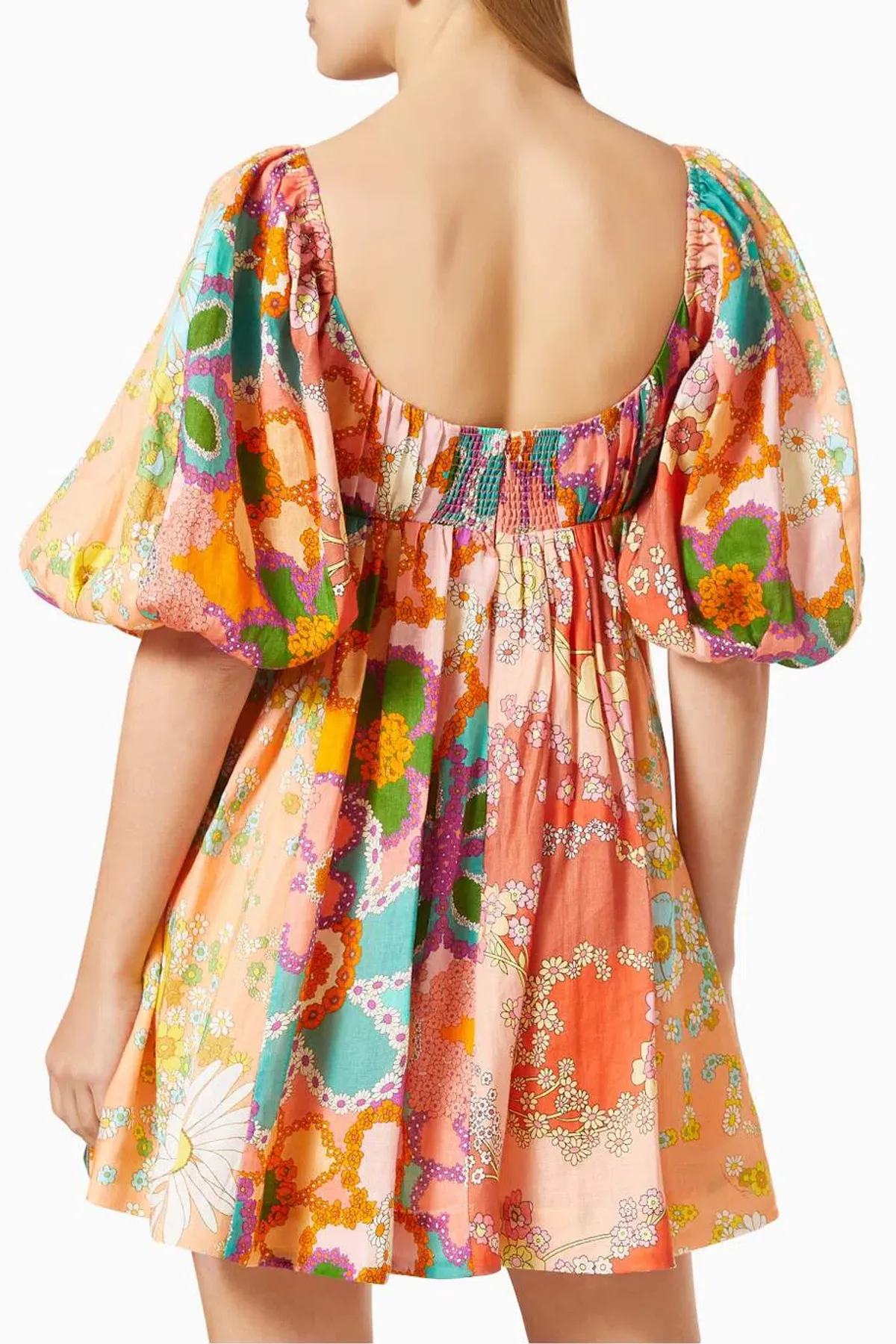 Zimmermann Lola Panelled Mini Dress Floral Size 1 / Au 10 - Image 5