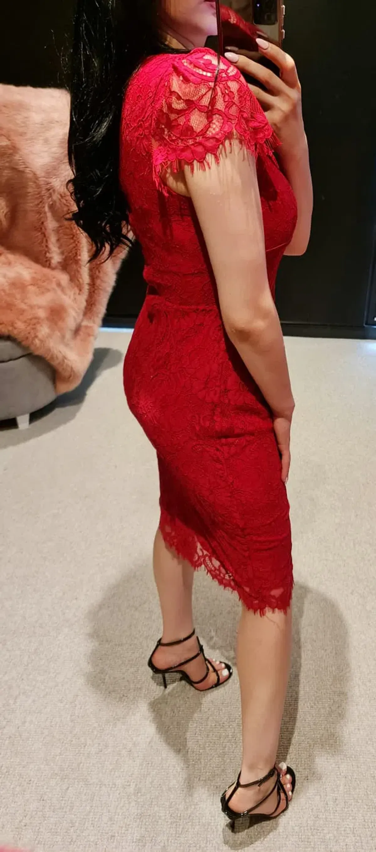 Alannah Hill Late Night Dress Red Size 6 - Image 4