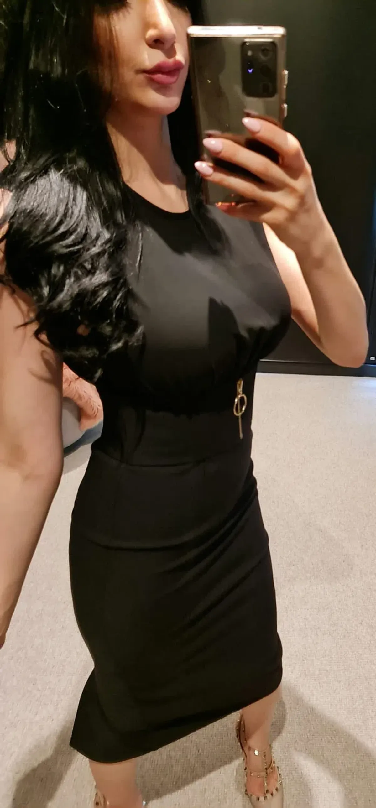 Sheike Midi Dress Black Size 6  - Image 4