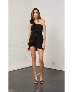 Bec & Bridge Loco Motion Mini Dress Black Size AU 10 for rent on The Volte - image 1