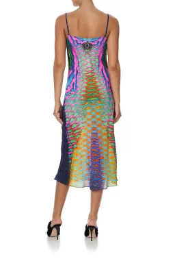 Camilla Poseidons Poison Long Bias Slip Dress Print Size 10 for rent on The Volte - image 3