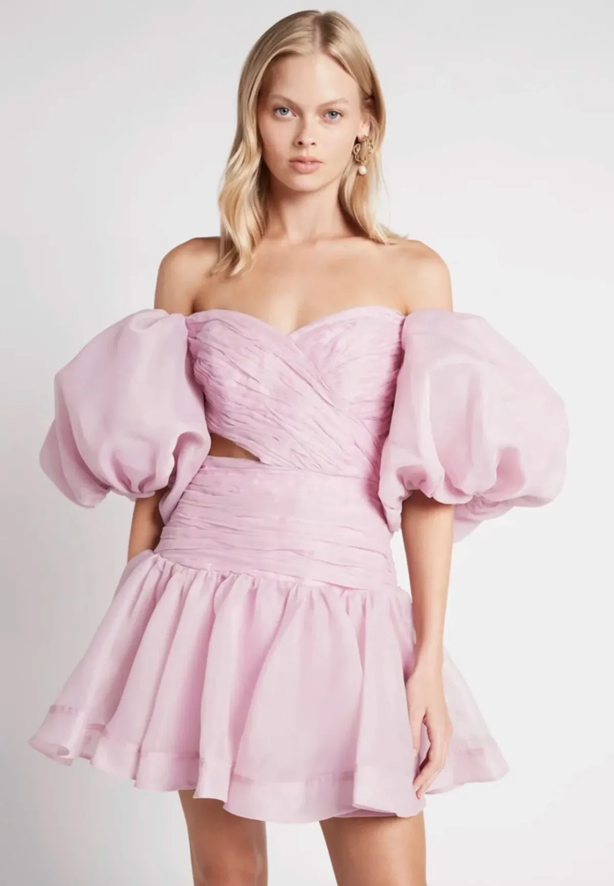 Aje Myriad Cut Out Mini Dress  Pink Size 12 - Image 2