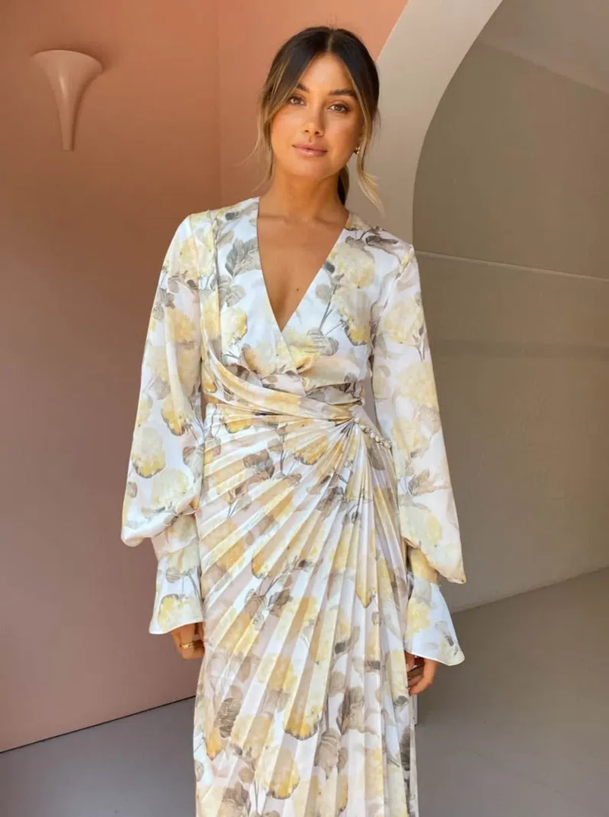 Acler Cresta Dress Print Size Print Size 10 - Image 5