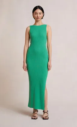 Bec & Bridge Riviera Knit Midi Dress Green Size 12 for rent on The Volte - image 2