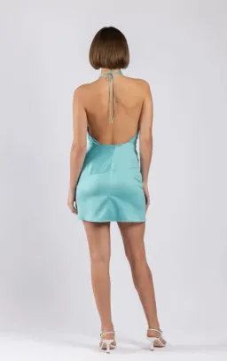 One Fell Swoop Zion Mini Dress Blue Size 8 for rent on The Volte - image 2