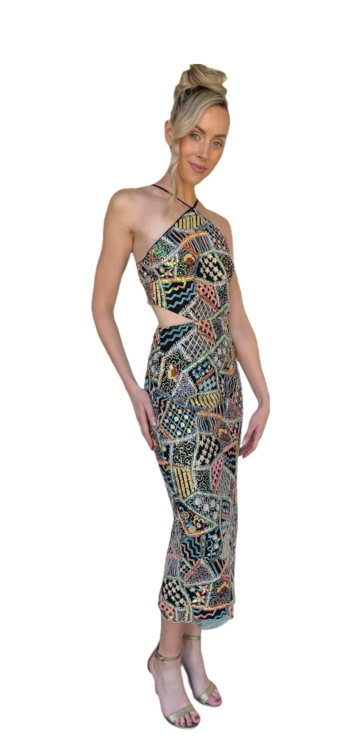 Elliatt Mauritius Dress Print Size 8 - Image 1