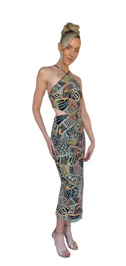 Elliatt Mauritius Dress Print Size 8 for rent on The Volte - image 1