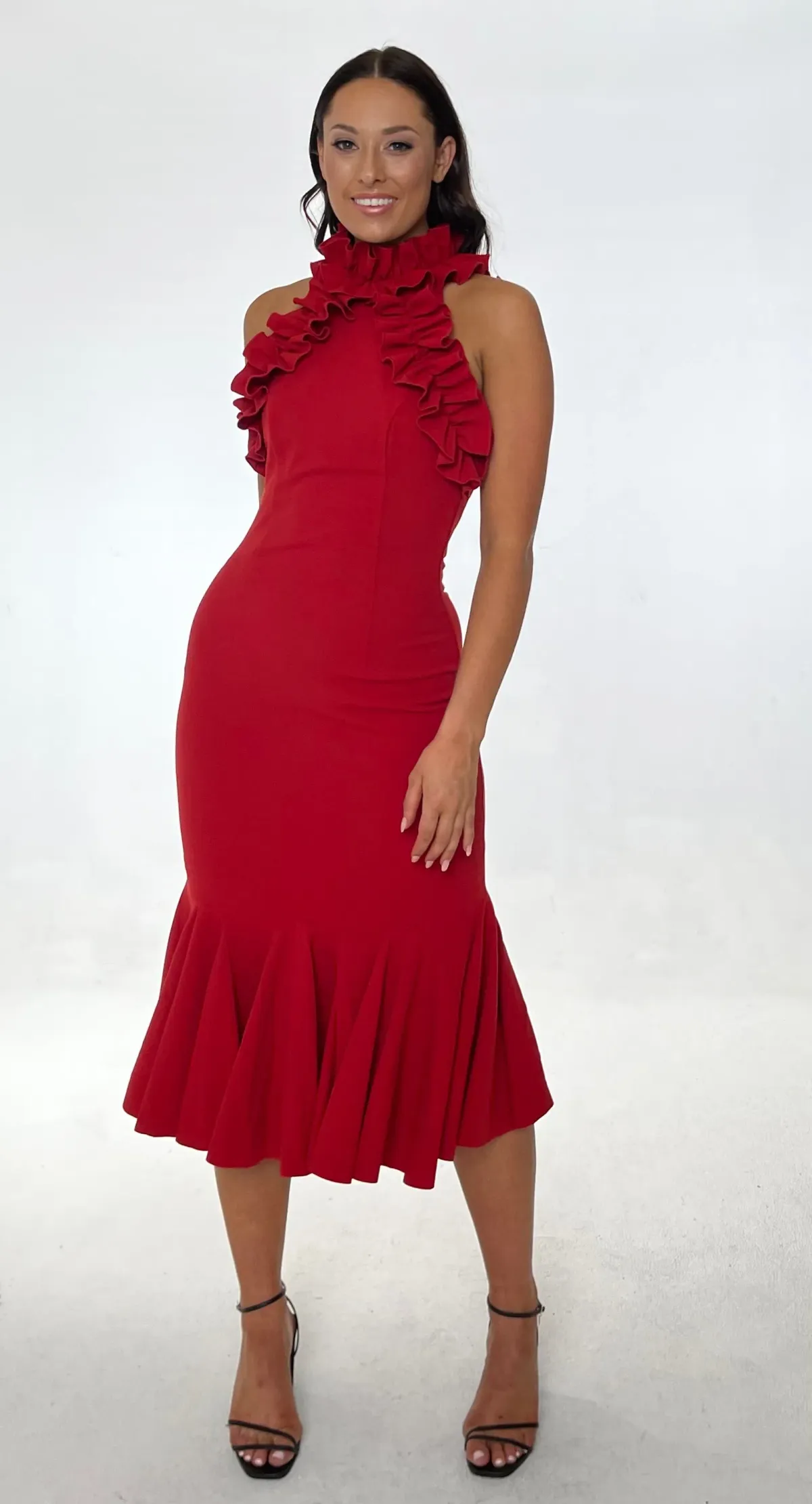 Elliatt Composure Dress Red Size 12 - Image 1
