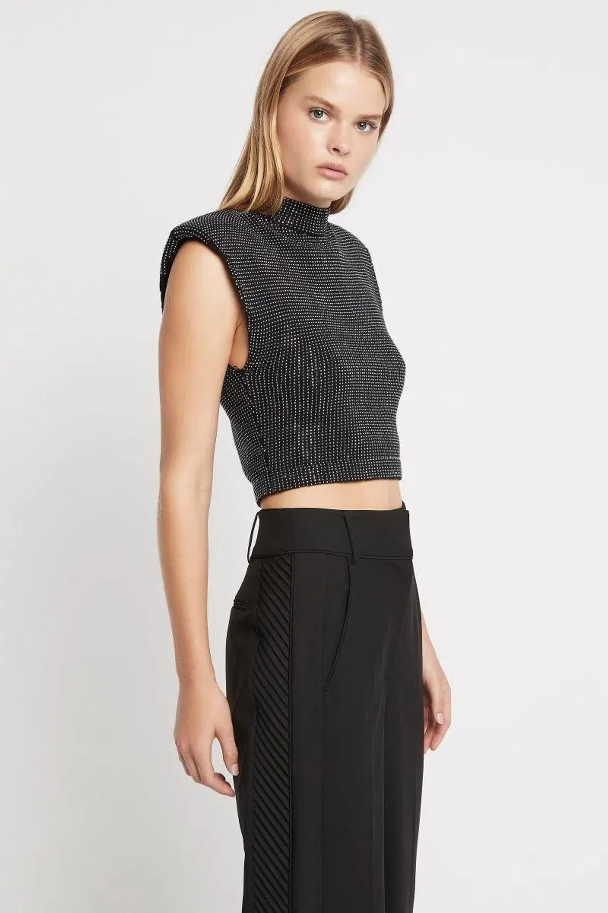 Sass & Bide 7 Years Of Luck Knit Top and Pants Set Black Size 8 - Image 5