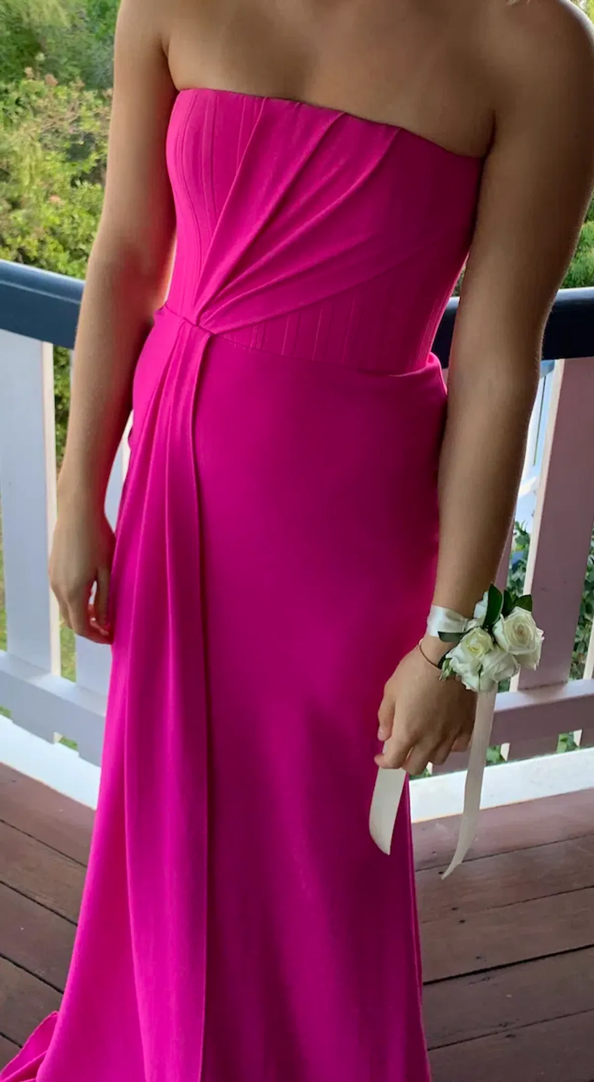 Alex Perry Garnet Gown Pink Size 8 - Image 4