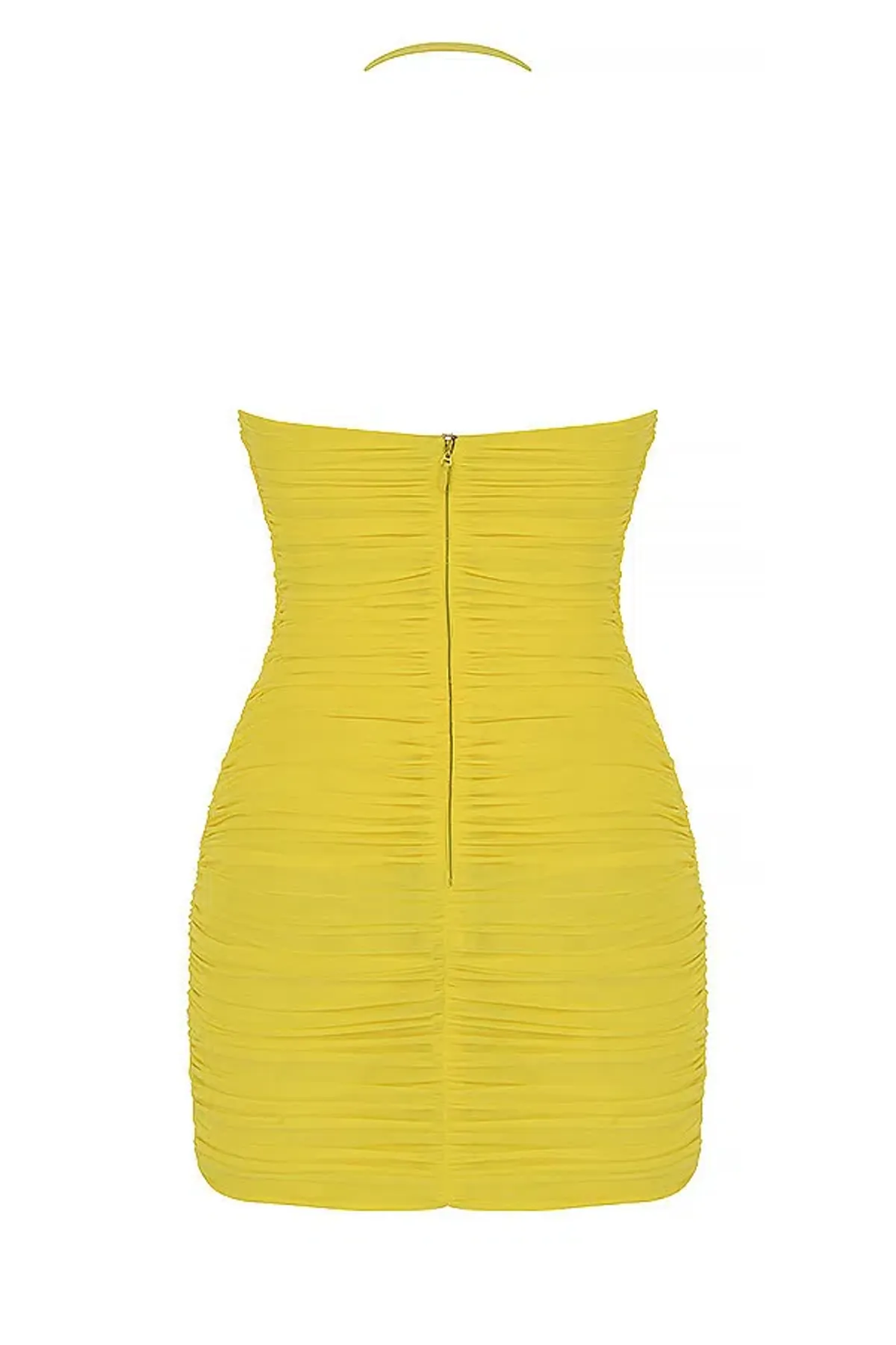 House of CB Swing It On Mini Dress Yellow Size 8 - Image 6
