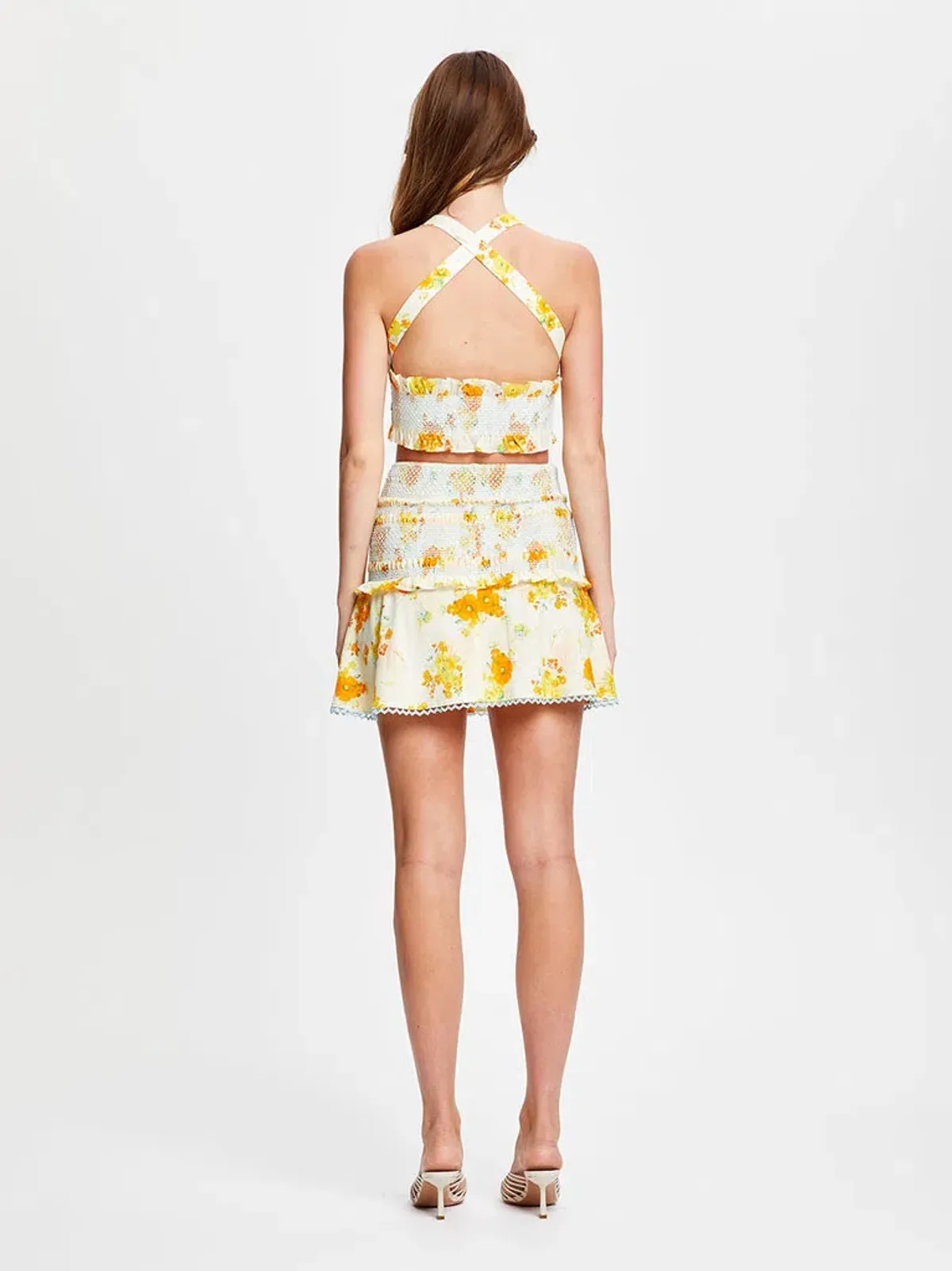 Alice McCall The Cinnamon Girl Crop Top Print Size 8 - Image 2