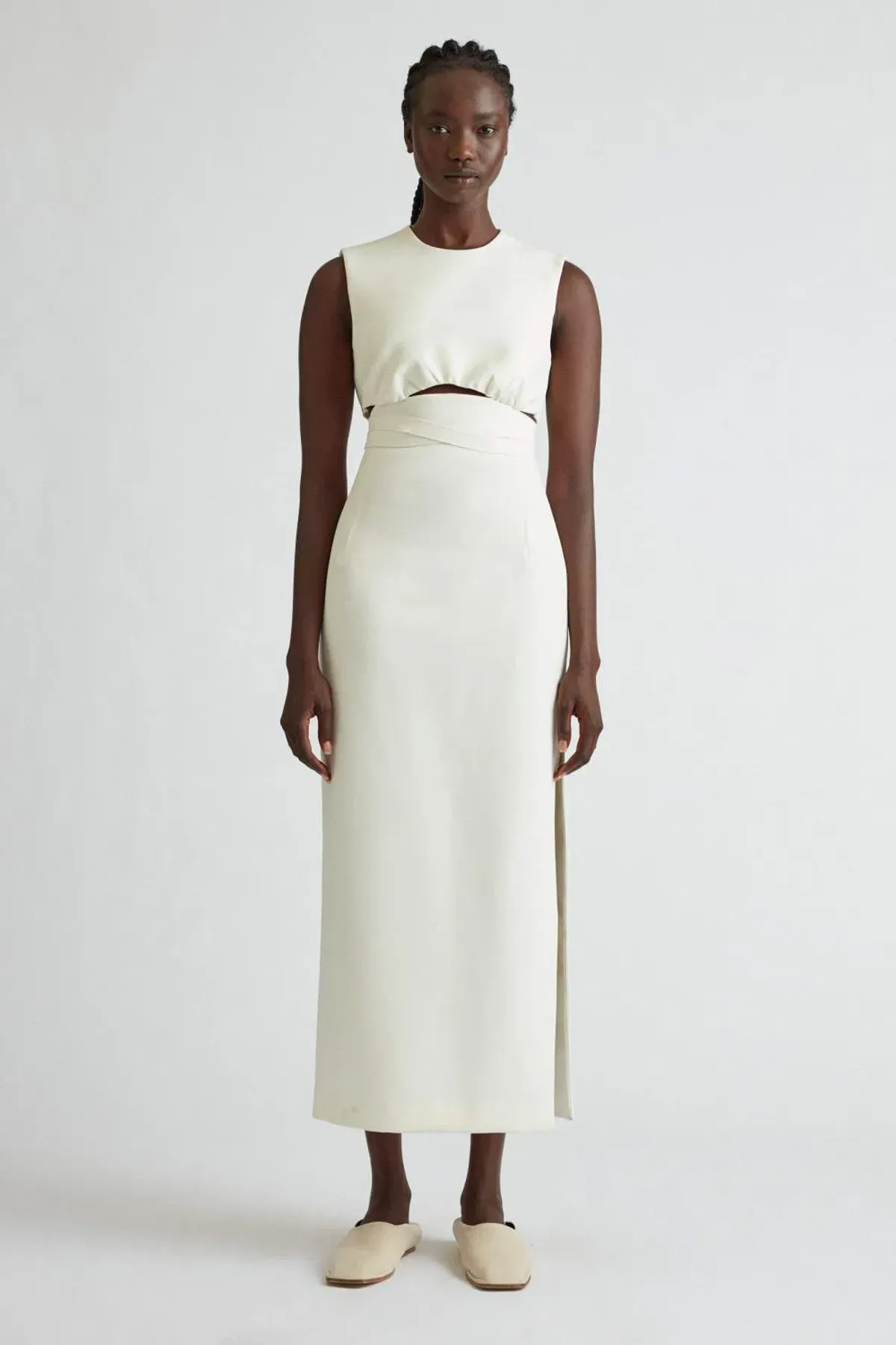 Camilla & Marc Morgan Cutout Dress White Size 6 - Image 1
