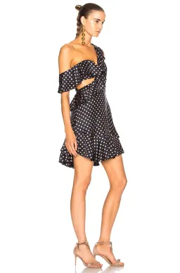 Zimmermann Rife Flounce Mini Dress Navy/Mustard Print Size 6 for rent on The Volte - image 2