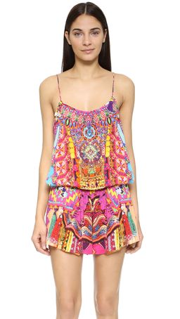 Camilla Childs Play Shoestring Strap Playsuit Print Size 6 for rent on The Volte - image 2