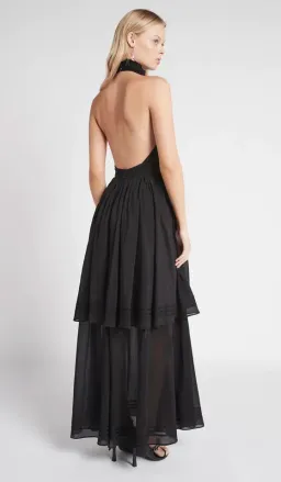 Aje Bungalow Sienna Dress Black Size 12 for rent on The Volte - image 2