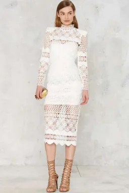 Asilio A Love Like That Cutout Midi Dress White Size 6 for rent on The Volte - image 3