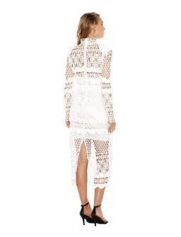 Asilio A Love Like That Cutout Midi Dress White Size 6 for rent on The Volte - image 2