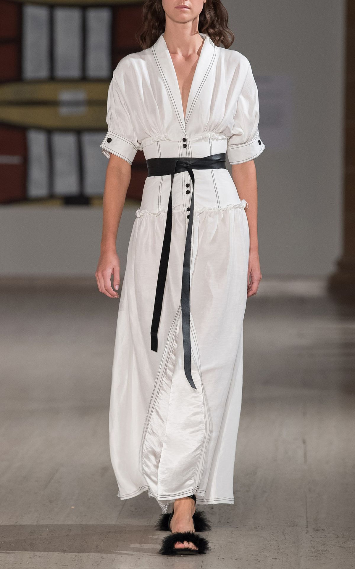 Aje New Season Isotoma Dress White Size 12 - Image 3