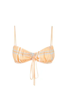 Hansen & Gretel Dalai Top and Saskia Skirt Tangelo Check Orange Size 8 for rent on The Volte - image 5