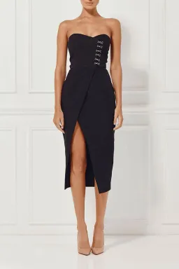 MISHA Pasquale Dress Black Size 8/S for rent on The Volte - image 1