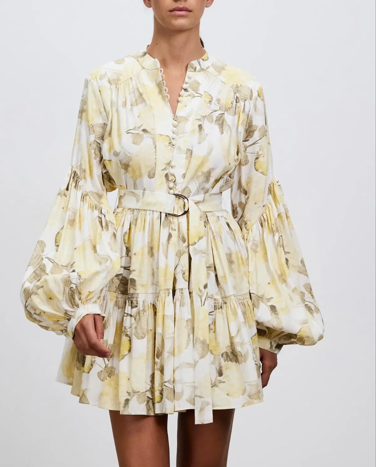 Acler Somerset Dress Print Size 8  - Image 2