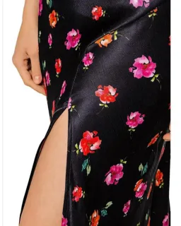 Bec & Bridge Floral Slip Dress Black Size AU 8 for rent on The Volte - image 3