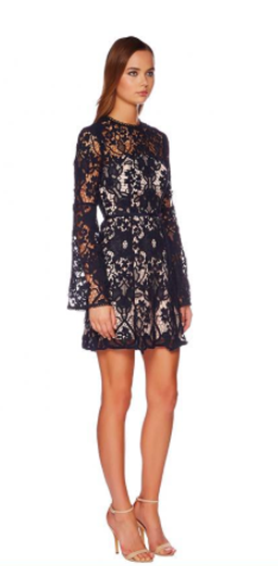 Rodeo Show Navy Trinity Lace Dress for rent on The Volte - image 2