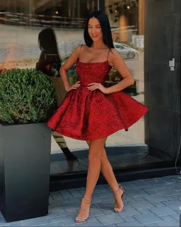 Lia Stublla Red Ballerina Dress Size 8 for rent on The Volte - image 1