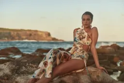 Sonya Moda Nour Maxi Dress Seashell Print Size 8 for rent on The Volte - image 4