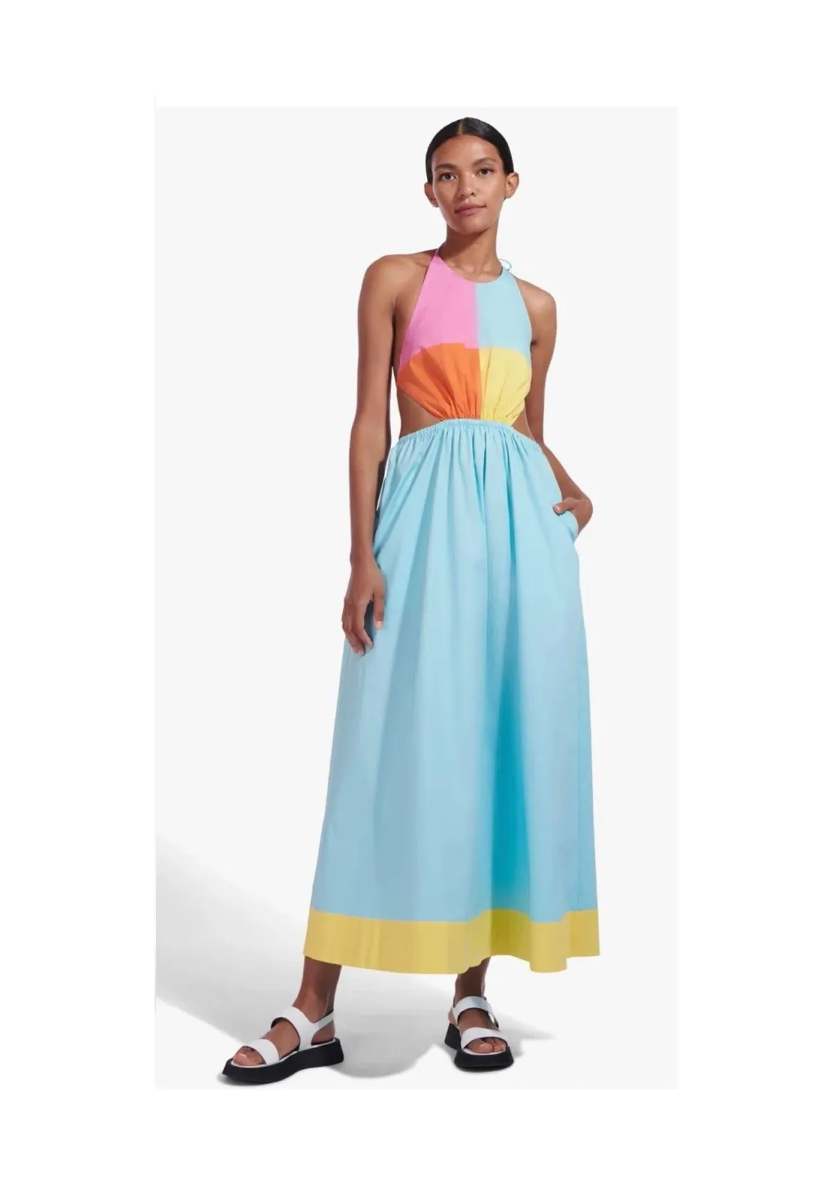 Staud Eliana Dress Multi Size 6 - Image 1