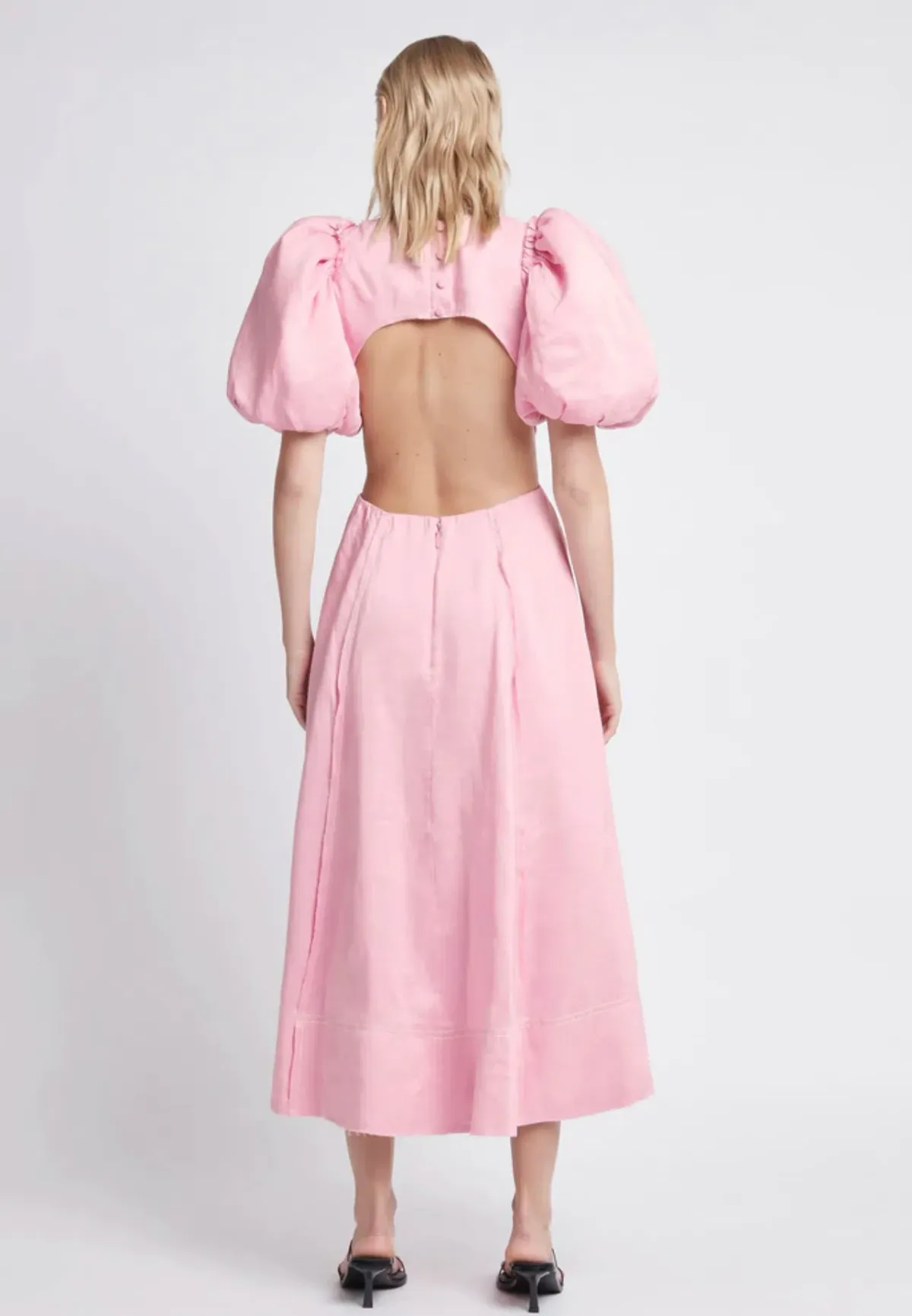Aje Serendipity Cut Out Dress Pink - Image 4