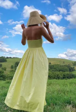 Steele Lago Dress Yellow Size 8 for rent on The Volte - image 4