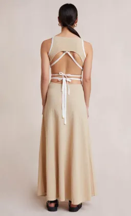 Bec & Bridge Lauryn Knit Top and Skirt Sets Cream/Sand Size 8 for rent on The Volte - image 3