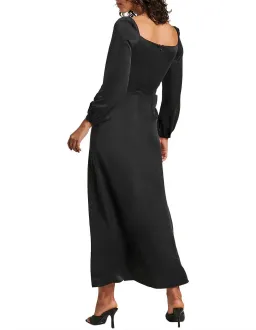 Ginia Sabrina Long Sleeve Dress Black Size 10 for rent on The Volte - image 3