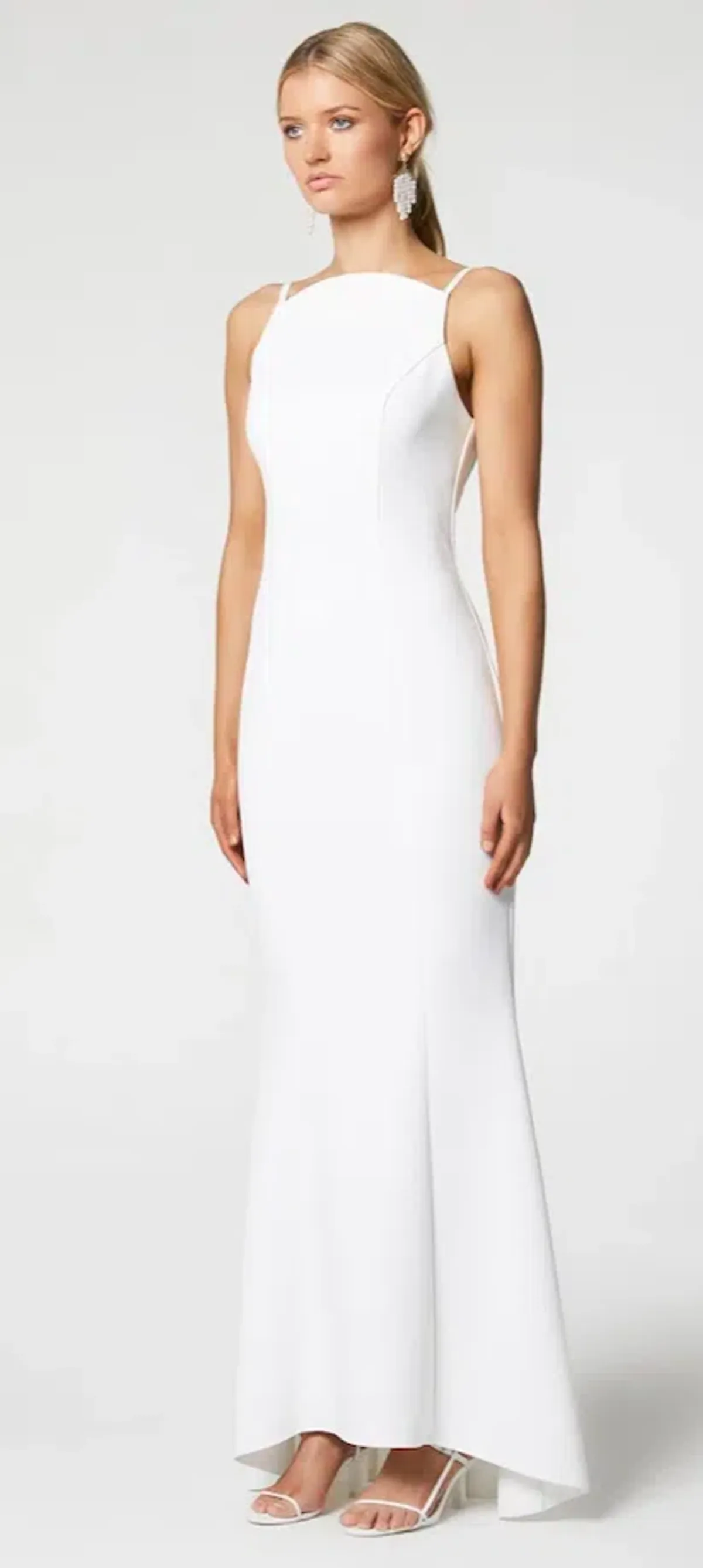Elliatt Camille Gown White Size 8 - Image 1