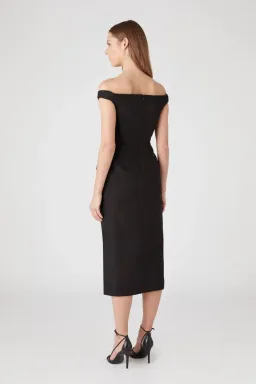 Camilla & Marc Cetara Dress Black Size 6 for rent on The Volte - image 2