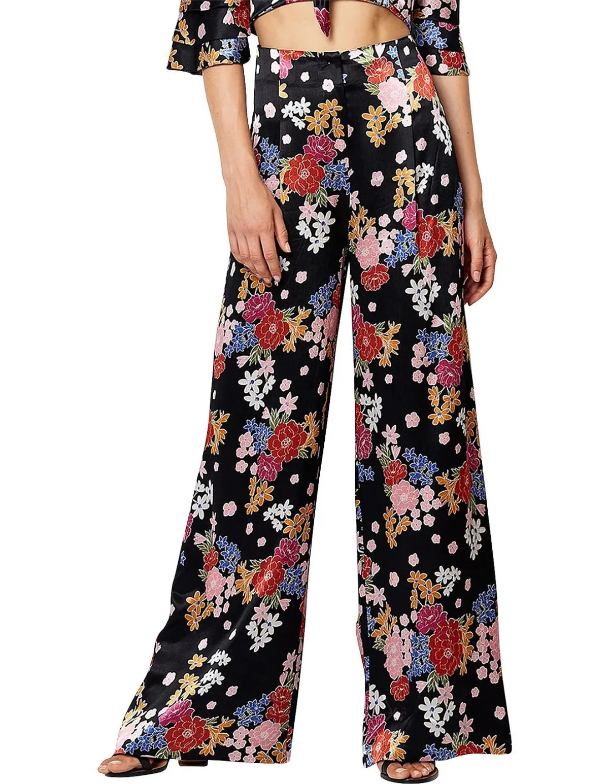 Bec & Bridge Cha Cha Pants Floral Print Size AU 10 - Image 3