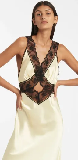 Sir the Label Willa (Aries) Cut Out Dress in Lemon Size 6 for rent on The Volte - image 3