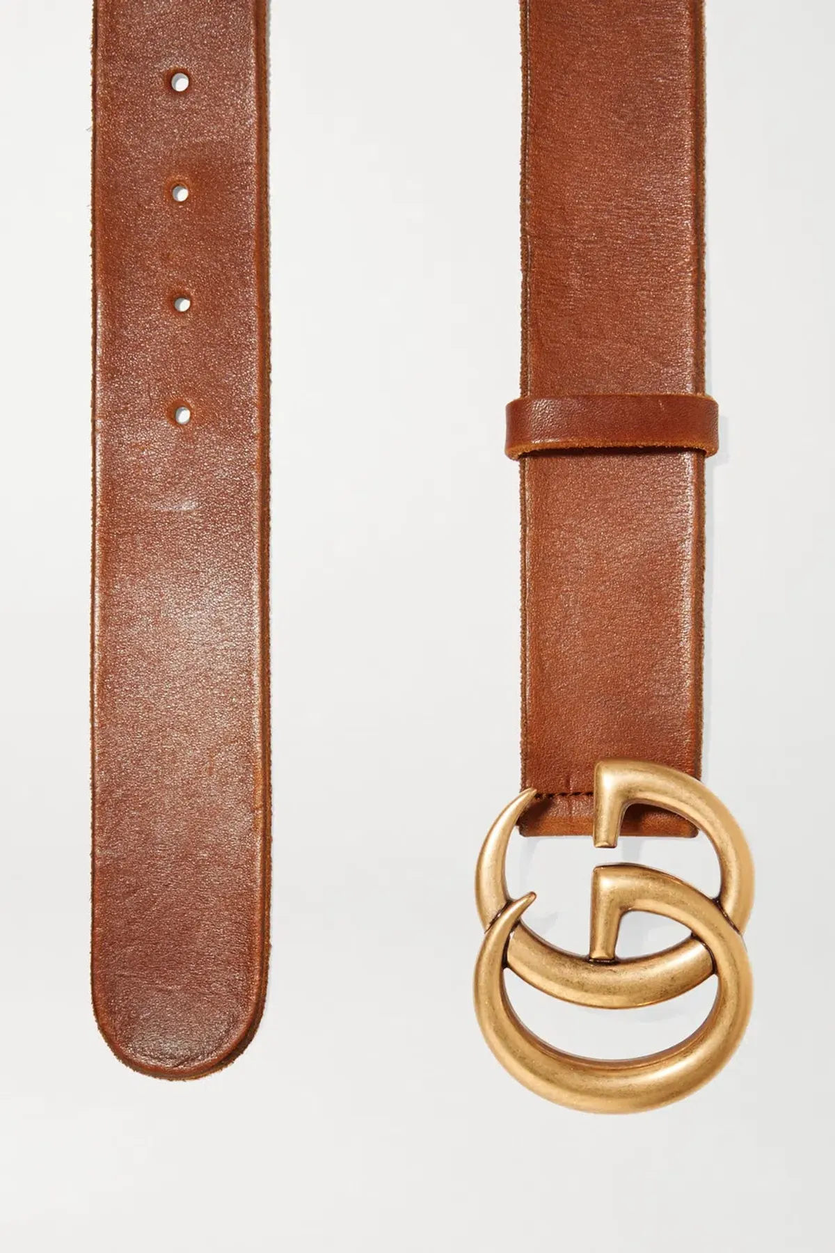 Gucci Double G Buckle Leather Belt Brown - Image 2