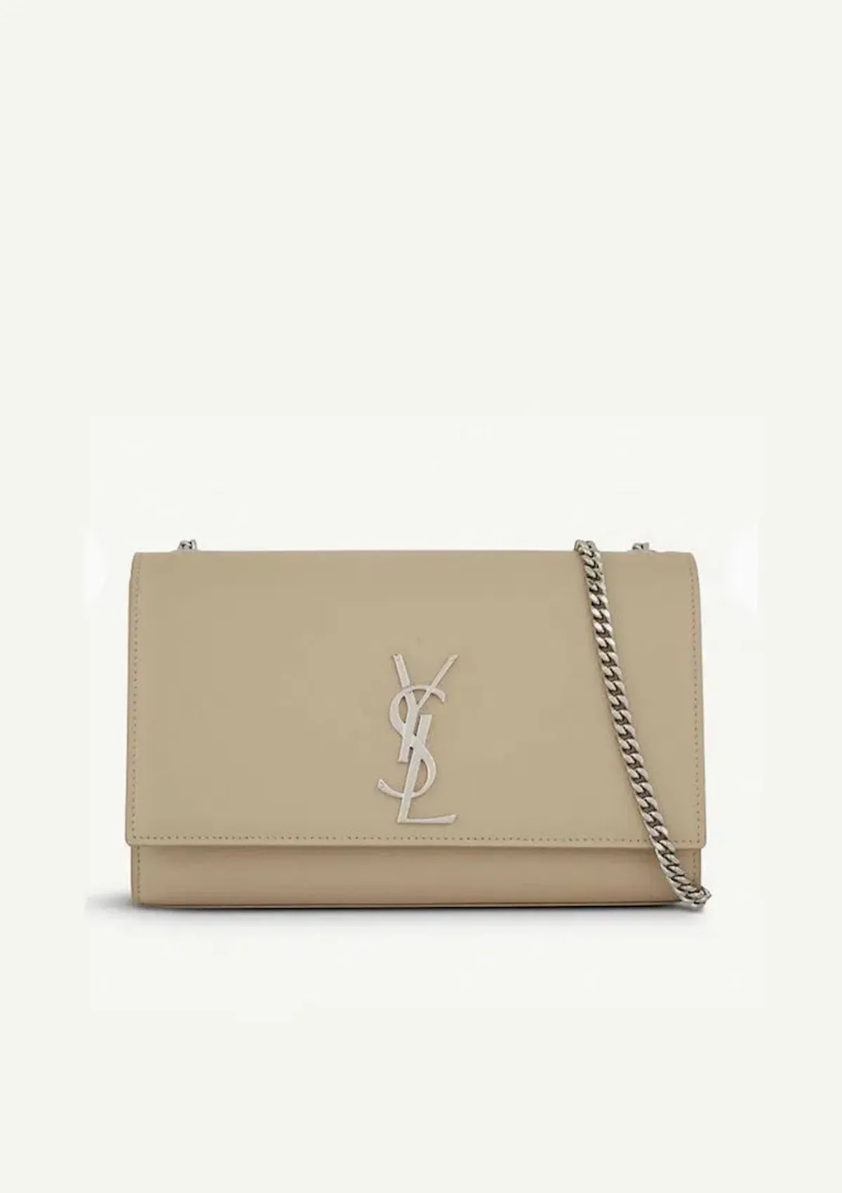 Saint Laurent Kate Monogram Leather Shoulder Bag Nude - Image 2