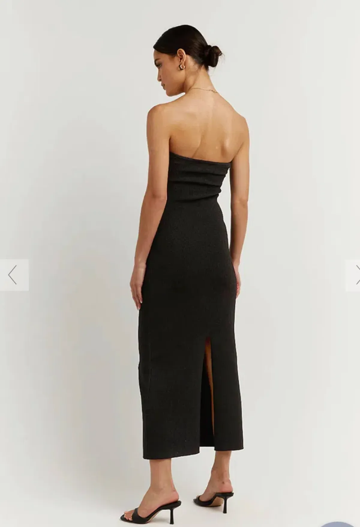 Dissh Anika Knit Midi DreSS Black Size 10  - Image 2