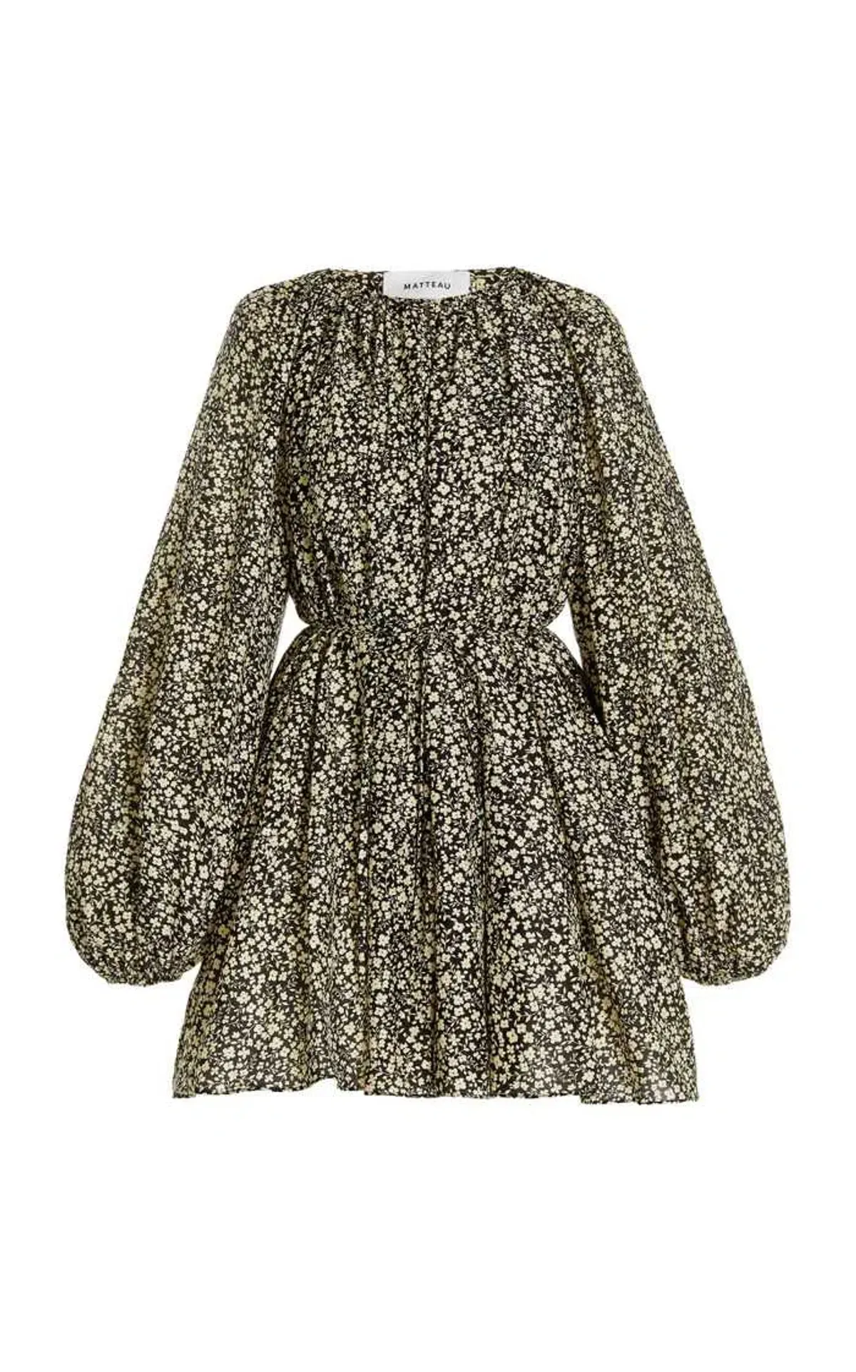 Matteau Voluminous Mini Dress Print Size 3 - Image 4