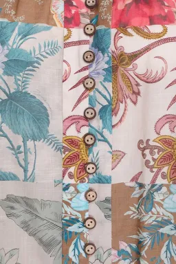 Zimmermann Cassia Drop Waist Mini Dress Print Size 0 for rent on The Volte - image 3